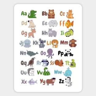 ABC: Animal Alphabet Magnet